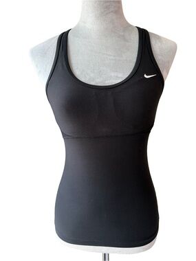 Nike Archive 2000s Gorpcore Sporty Bikini Top Black Tankini Y2K Womens XS Dry